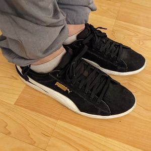 Black Suede Pumas